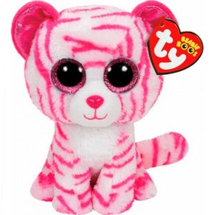 Ty Beanie Boos плишано бело тигарче Asia, средна големина