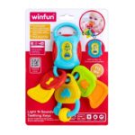 Winfun Çelësa kafshues Light 'N Sounds Teething Keys, me dritë dhe tinguj – foto 2