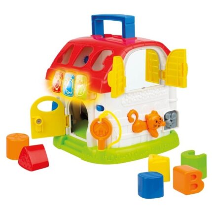 Winfun Интерактивна куќичка сортер Sort 'N Learn Activity House, 6 блокчиња