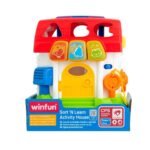 Winfun Интерактивна куќичка сортер Sort 'N Learn Activity House, 6 блокчиња – слика 2
