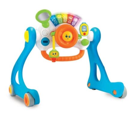 Winfun Активити центар 5 во 1 Drive 'N Play Gym Walker, гимнастика и проодувалка
