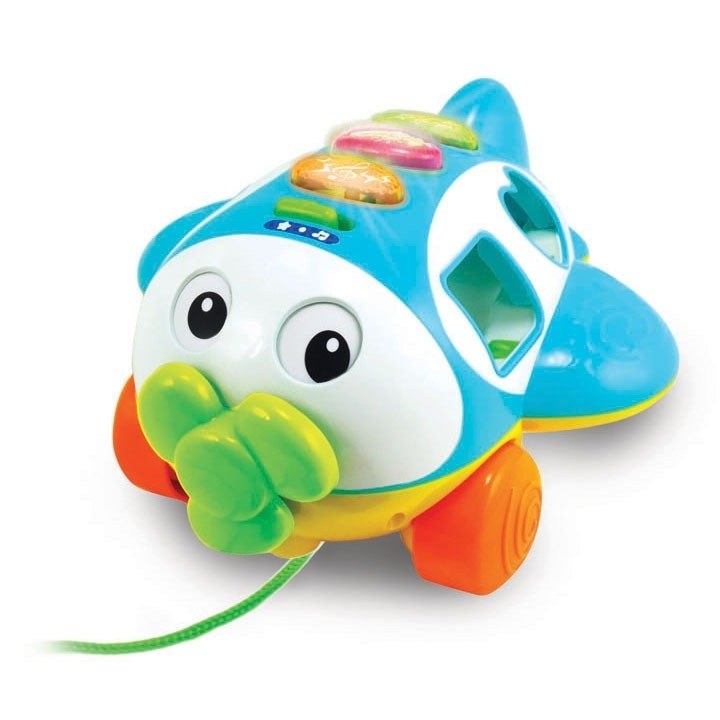 Winfun Sort 'N Learn Pull Along Plane pull-along plane with sorter, 4 shapes Winfun Sort 'N Learn Pull Along Plane pull-along plane with sorter, 4 shapes