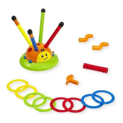 Winfun Игра бубамара Skip 'N Toss Beetle – скокање и фрлање прстени – слика 2