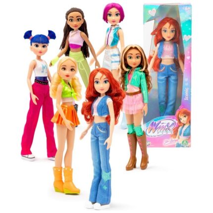 Winx Club Модна кукла Iconic со 7 зглобови, 26 cm (асортиман)