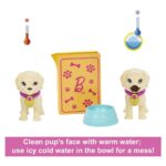 Barbie Сет за посвојување кученца со кукла