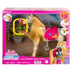 BARBIE Kalë interaktiv Tornado The Great Horse Chase, me mbi 20 tinguj dhe aksesorë, HXJ42