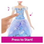 DISNEY Cinderella doll Enchanted Ballgown with lights and sounds, JBF94