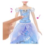 DISNEY Cinderella doll Enchanted Ballgown with lights and sounds, JBF94
