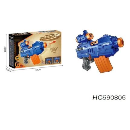 Soft dart gun Blaster that shoots soft foam darts · darts included · 6+ yrs.