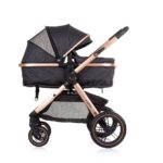 Karrocë kombinuese CHIPOLINO Aspen 2 në 1, deri në 22 kg, abanoz, KKAS02301EB