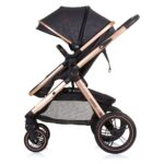 Karrocë kombinuese CHIPOLINO Aspen 2 në 1, deri në 22 kg, abanoz, KKAS02301EB
