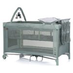 CHIPOLINO Luna 2-level foldable cot, matcha, KOSILU263MA