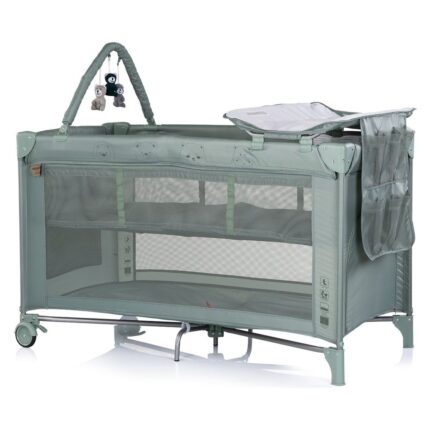CHIPOLINO Luna 2-level foldable cot, matcha, KOSILU263MA