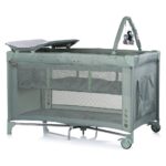 CHIPOLINO Luna 2-level foldable cot, matcha, KOSILU263MA
