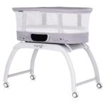 Djep-shtrat CHIPOLINO Sogno 2 në 1 me ekran LED dhe peshore, gri, KOSSG02501GR