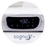 Djep-shtrat CHIPOLINO Sogno 2 në 1 me ekran LED dhe peshore, gri, KOSSG02501GR