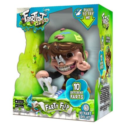 Fartist Club Figure with 10 funny fart sounds, assorted
