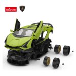 Rastar Lamborghini Sián 1:18 комплет за склопување на далечинско, зелена