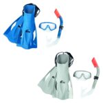 Bestway Meridian snorkel set with mask, snorkel and fins, EU 41–46
