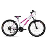 Rapid Bella 3 bicycle, 26 inch, 21 speeds, white-pink