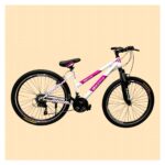 Rapid Bella 3 bicycle, 26 inch, 21 speeds, white-pink