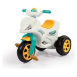 Dolu Motor me pedale Moto-Bike me tri rrota, i bardhë-turkuaz