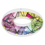 Bestway Stained Glass swim ring with transparent top, Ø119 cm