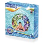 Bestway Stained Glass swim ring with transparent top, Ø119 cm