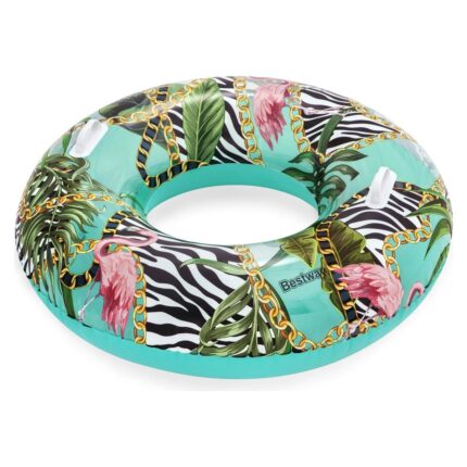 Bestway Обрач за пливање Floral Fantasy со две рачки, Ø114 cm