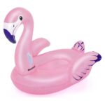 Bestway Luxury Flamingo ride-on inflatable, 153 x 143 cm