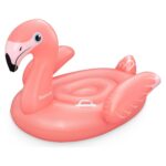 Bestway Figurë e fryrë për fëmijë Fancy Flamingo, 138 x 107 cm