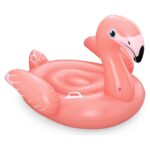 Bestway Figurë e fryrë për fëmijë Fancy Flamingo, 138 x 107 cm