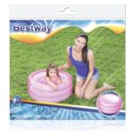 Bestway small inflatable kids' pool with 3 rings, Ø70 x 30 cm