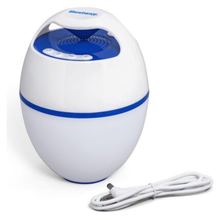 Bestway Flowclear MusicWave altoparlant Bluetooth lundrues me dritë LED
