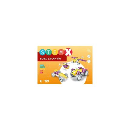 IZ Toys Stemx set montimi 4 në 1, mjete, 100 pjesë