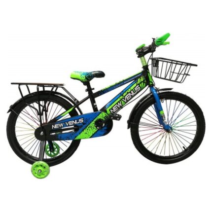 Biçikletë për fëmijë New Venus 20″ me rrota ndihmëse dhe shportë