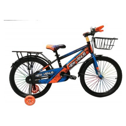 Biçikletë për fëmijë New Venus 20″ me rrota ndihmëse dhe shportë