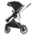 Chipolino Aura 2-in-1 baby stroller, black