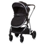 Chipolino Aura 2-in-1 baby stroller, black