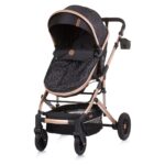 Chipolino Estelle 2-in-1 baby stroller, Ebony (black)