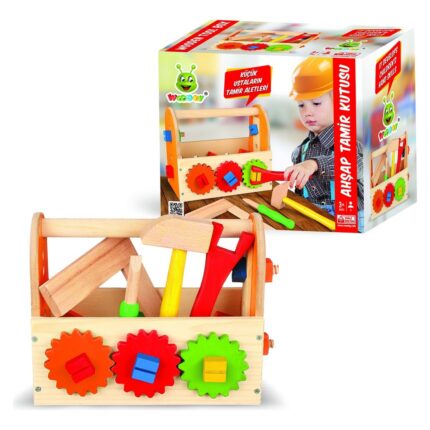 Woodoy Set veglash prej druri në kuti për mjeshtra të vegjël