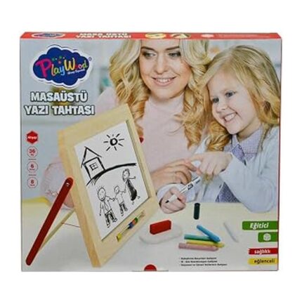 PlayWood Tabelë druri për shkrim dhe vizatim për tavolinë