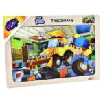 PlayWood Puzzle prej druri Servis makinash, 20 pjesë (4 modele)