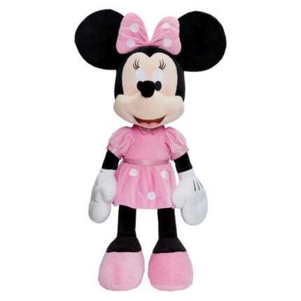 Disney Minnie Mouse XL plush toy in a pink dress