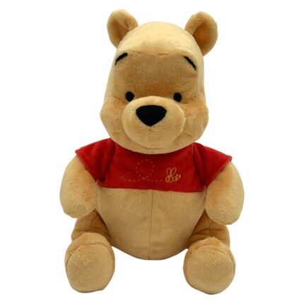 Lodër pelushi Disney Winnie the Pooh me bluzë të kuqe, 20–25 cm