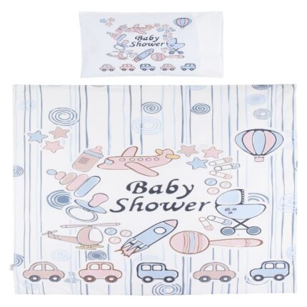 Çarçafë shtrati Chipolino 5 pjesë, Raketa (Baby Shower)
