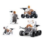 STEMX Set ndërtimi Space Adventure 4 në 1 me panel diellor, 138 pjesë