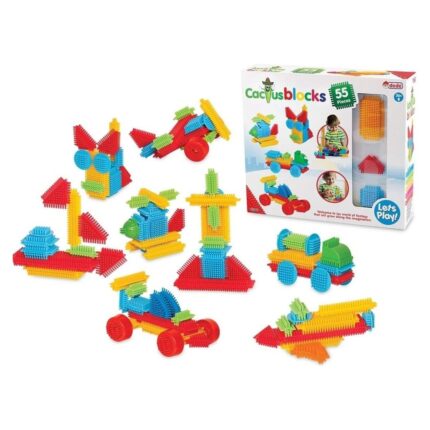 Dede Кактус коцки за градење Cactus Blocks, 55 делови