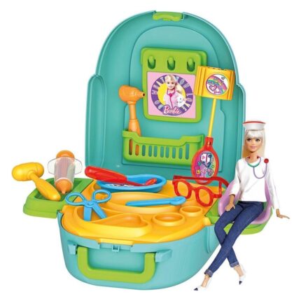 Dede Доктор сет во ранец Barbie со медицински додатоци