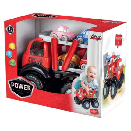 Pilsan Power car carrier truck with 4 cars